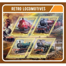 Transport vintage steam locomotives