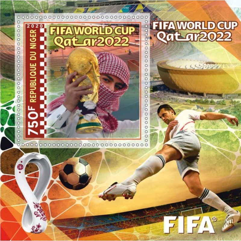 Почтовые марки Спорт ФИФА Чемпионат мира по футболу 2022 в ...